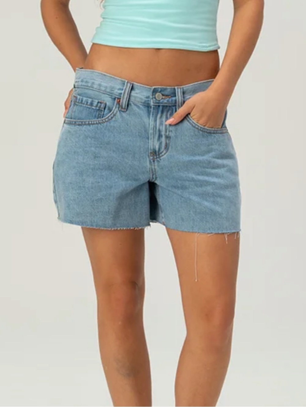 RSQ Light Wash Denim Jean Shorts